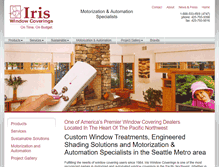 Tablet Screenshot of iriswc.com